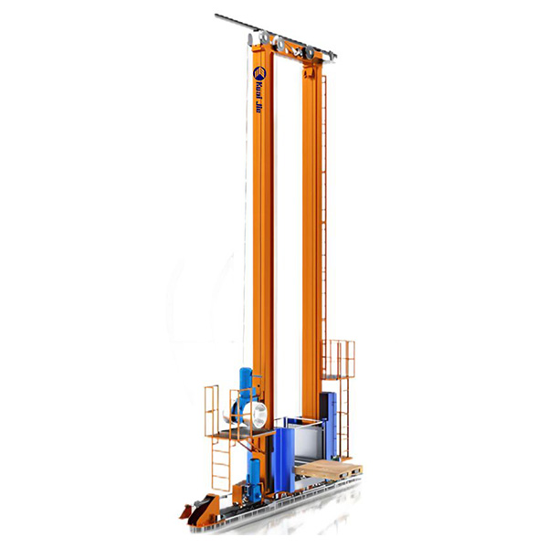 Double column stacker crane